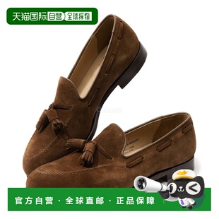 韩国直邮Crockett & Jones男Cavendish 2小牛皮绒面乐福鞋29376A