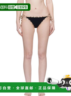 1h可退 香港直邮潮奢 Burberry 巴宝莉 女士 黑色 Check Trim 比