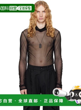 1h可退 香港直邮潮奢 CARNET-ARCHIVE 男士 黑色 3 Metal Plates