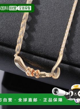 1h可退 日本直邮Lapuis 女士 Flow Coil 系列造型锁骨链 LWA72542