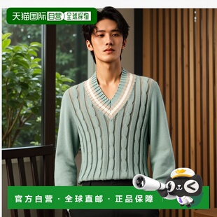 日本直邮FILIPPO 纯棉V领针织衫 男士 2415 LAURENTIIS 1h可退