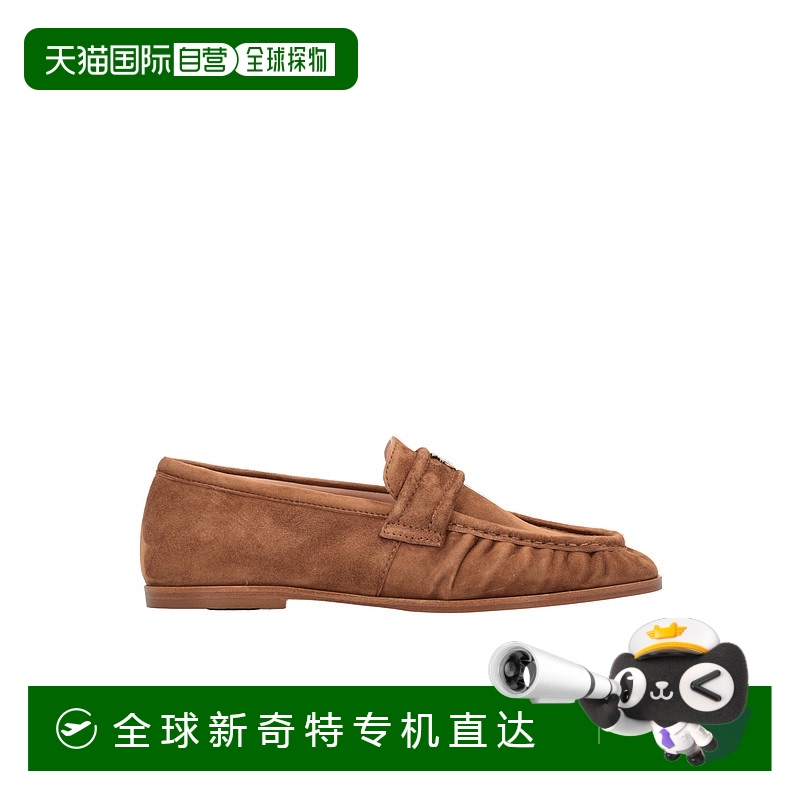 香港直邮PINKO 女士休闲鞋 SD0349P004GU8 SS2025 棕色 平底乐福