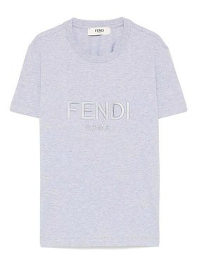 FENDI 女士T恤 FS7254AT1PF0TAZ AW2024 灰色