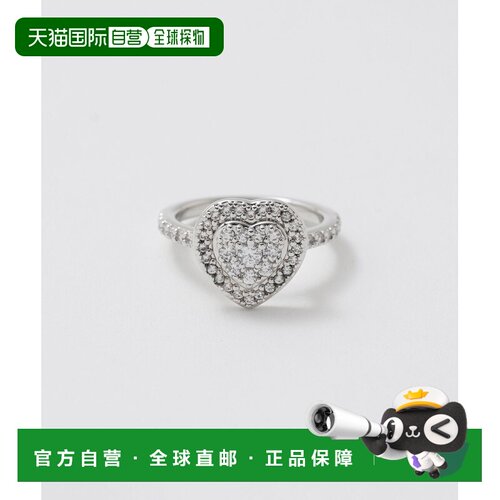 日本直邮UNITED ARROWS 女士 心形密镶锆石戒指 17336000095