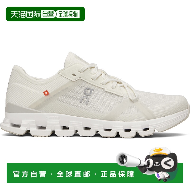 1h可退 香港直邮潮奢 On 男士 白色 Cloud X 4 AD 运动鞋 3MF1026