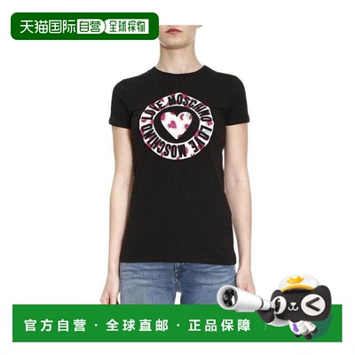 1h可退 香港直邮MOSCHINO 女士衬衫 W4F7314E1698C74 AW2024 黑色