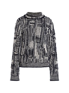 Bottega Veneta 葆蝶家 女士 Intrecciato-Knit 棉质毛衣