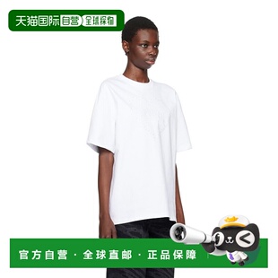 香港直邮GANNI 女士T恤 T4033151短袖针织圆领高档时尚百搭舒适