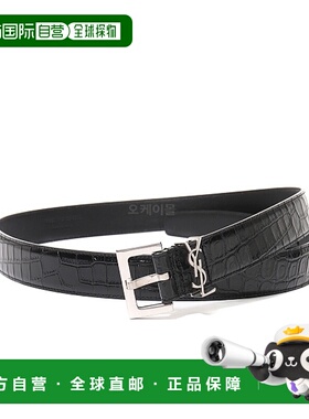 韩国直邮SAINT LAURENT PARIS 634440 DZE0E 皮带 1000腰带牛皮