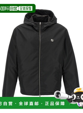 1h可退 香港直邮FENDI 男士夹克 FAA960AU94F0GME CO 黑色