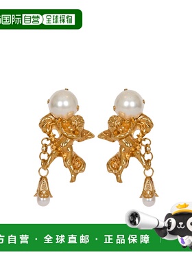 香港直邮BALMAIN 女士耳饰 FN1XI517MPLTG01 AW2025 金色 Anges