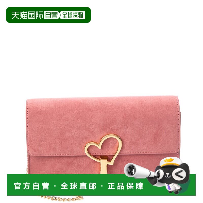 自营Love Moschino斜挎包-粉红色 美国奥莱直发单肩包手提包