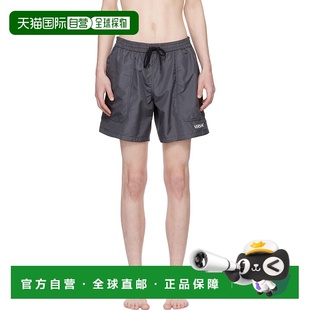 范思哲 versace 男士 灰色 双面泳 1h可退 Barocco 香港直邮潮奢
