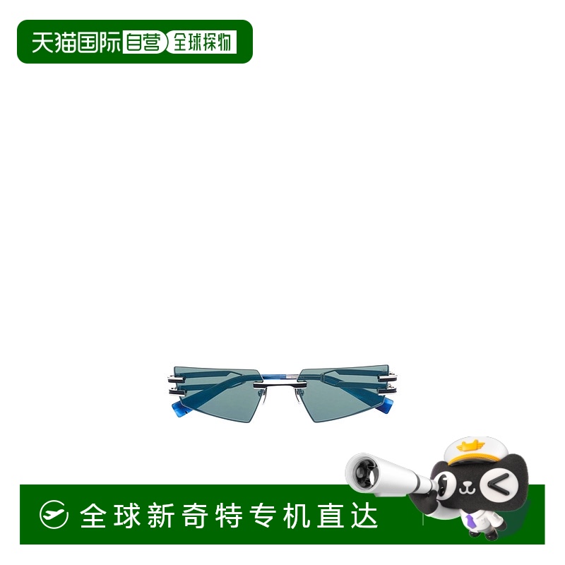 1h可退 香港直邮BALMAIN 女士太阳镜 BPS123E54SLVBLU SS2025 蓝