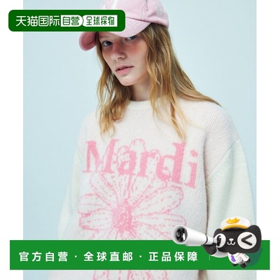 韩国直邮MARDI MERCREDI 毛针织衫CASHMERE BLENDED PULLOVER FLO