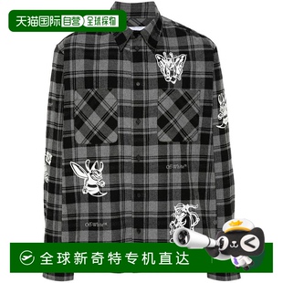 男士 襯衫 香港直郵OFF OMGE030F24FAB0011001 AW202 WHITE 1h可退