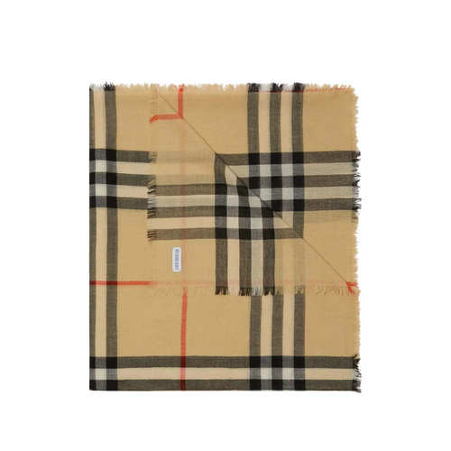 美国直邮BURBERRY - Unisex Mu Lightweight Wool Scarf