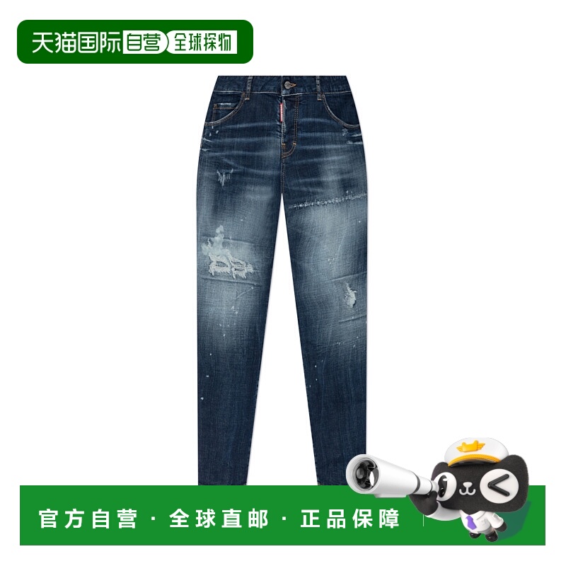 1小时内可退 香港直邮DSQUARED2 女士牛仔裤 S72LB0827S30664470