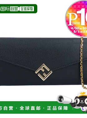 日本直邮FENDI 钱包 链条钱包 8M0365 ALV4-F1NPW NERO+ORO SOFT