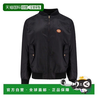 香港直邮VALENTINO 男士夹克 6V3CI1725CM0NO SS2025 黑色 Vlogo