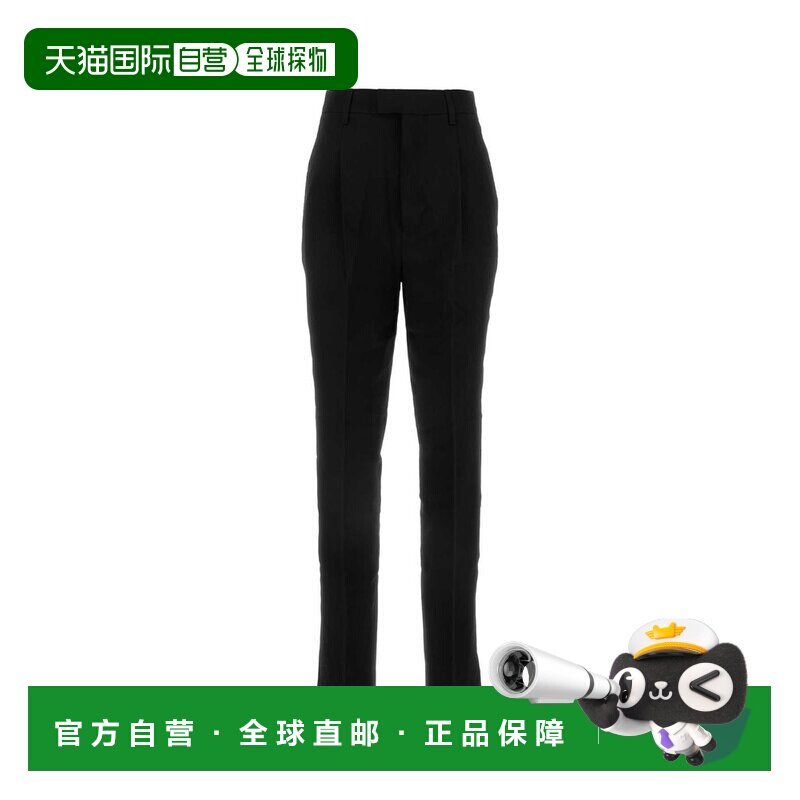 香港直邮Ami Paris 女士 高腰烟管裤 FTR012WV0039女装直筒裤
