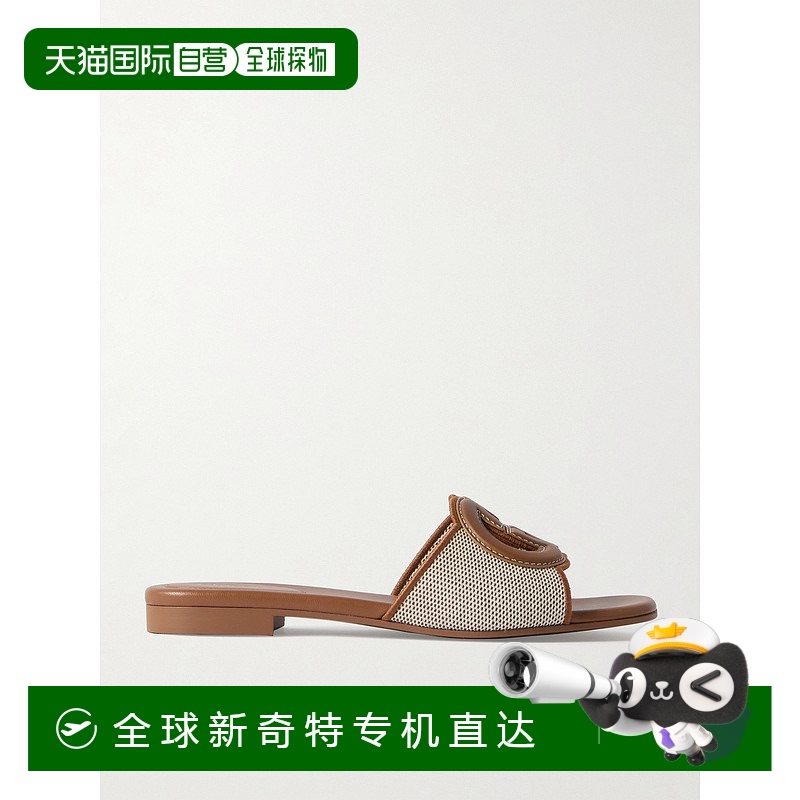 1h可退 香港直邮潮奢 Gucci 古驰 女士 互扣式 G 凉拖 835723FAEA