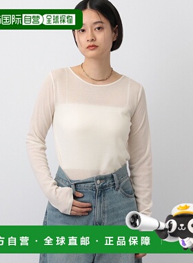 1h可退 日本直邮apart by lowrys 女士闪光罗纹长袖上衣 140318