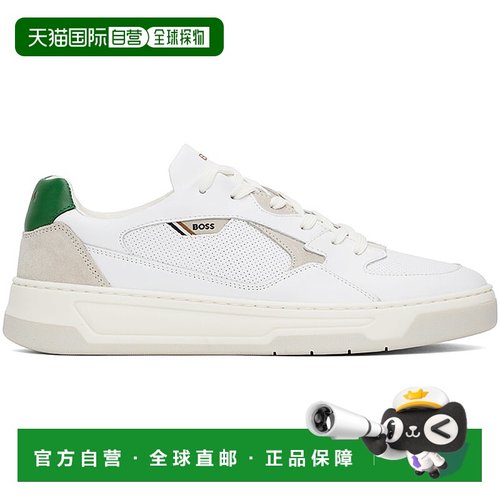 1h可退 香港直邮潮奢 BOSS 波士 男士 白色 Aiden 运动鞋 5052291