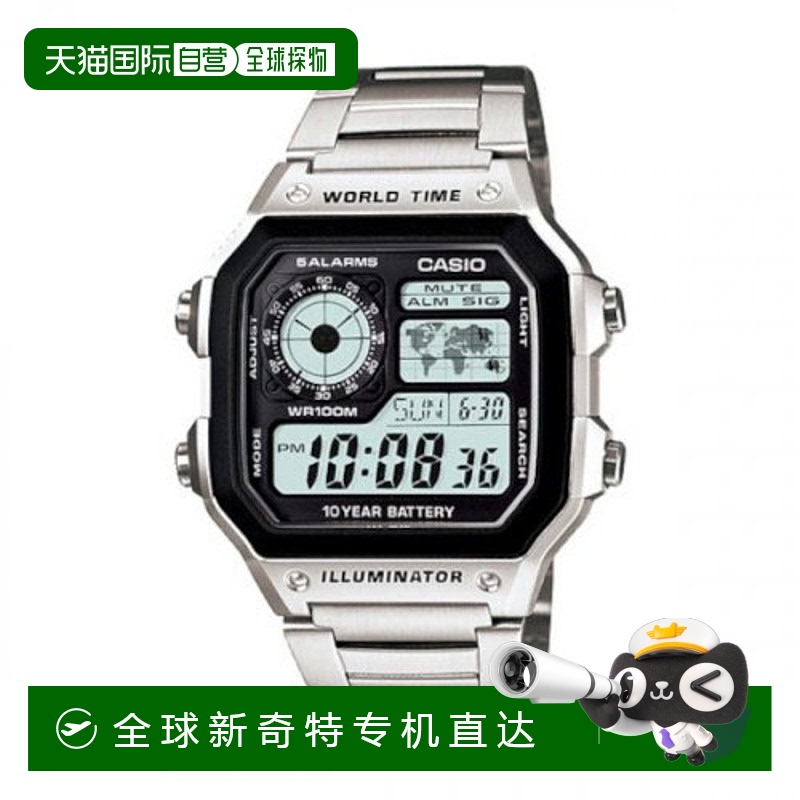 韩国直邮CASIO 卡西欧男女时尚手表 AE-1200WH