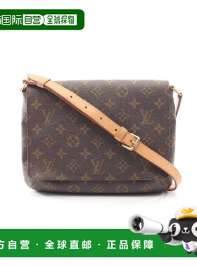 日本直邮中古LV路易威登女包A级95新Musette Tango Short王菲包单