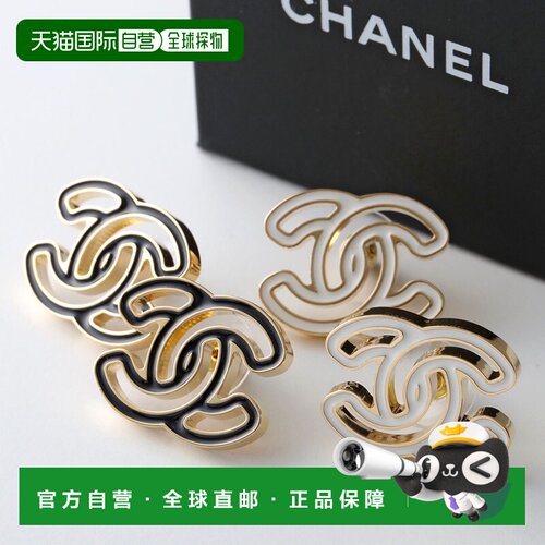 日本直邮CHANEL 女士耳环 ABD873 B17093饰有可可标志 (CC logo)