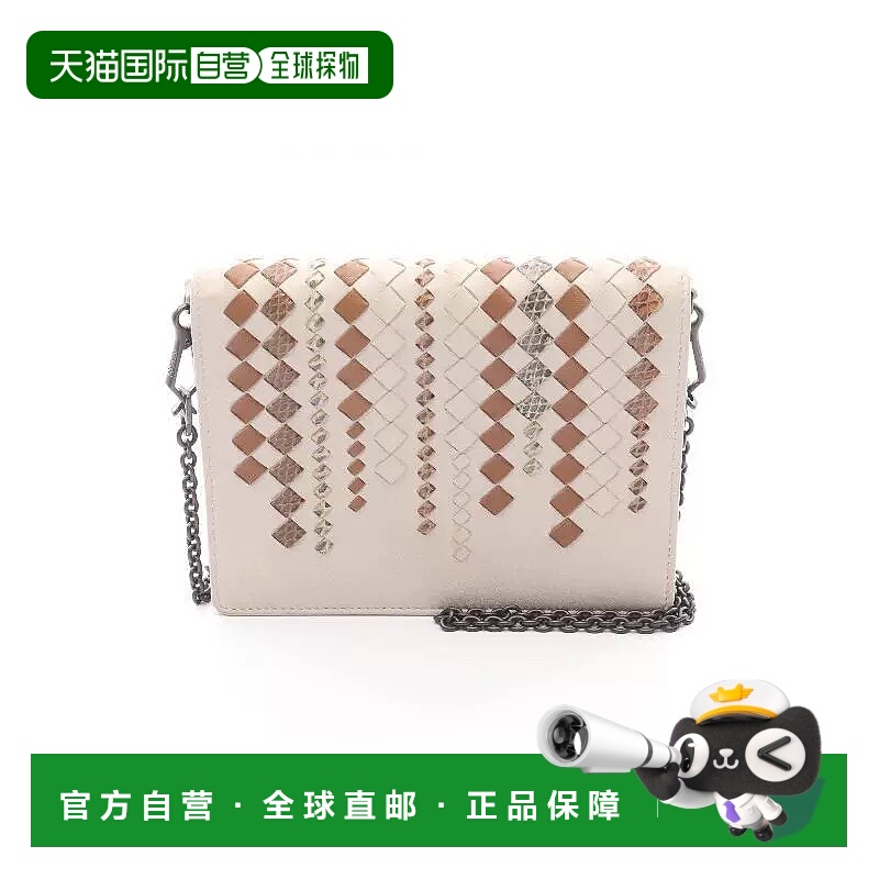 日本直邮中古Bottega Veneta葆蝶家女包B级9新WOC链条钱包斜挎包