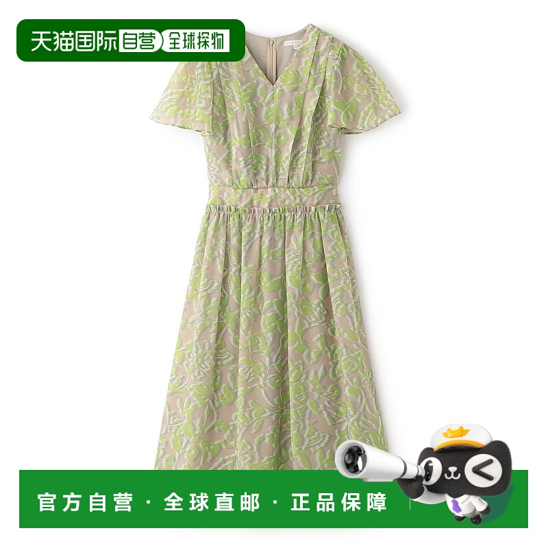 1h可退 日本直邮EPOCA女士春夏薄款亮面印花裙 M5J32572__连衣裙