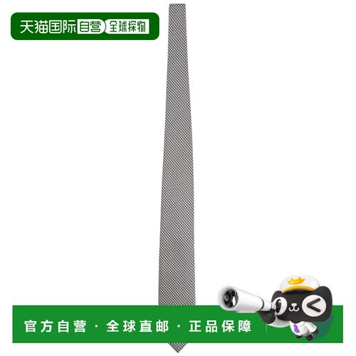 1h可退 香港直邮TOM FORD 男士领带 STE001S0219NWA CO 灰色 徽标