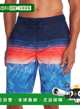 自营Speedo Printed Bondi Basin Boardshorts Men's  Peacoat 9