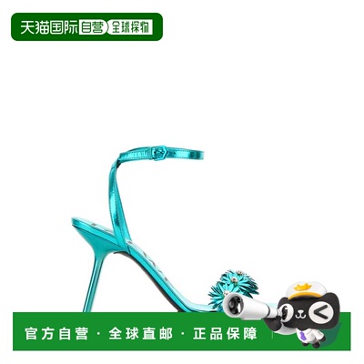 1h可退 香港直邮LOEWE 女士高跟鞋 L616465X67TURQUOISE SS2025
