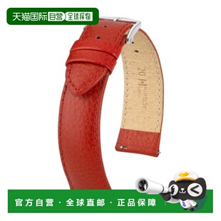 日本直邮01502020-2-20 HIRSCH Kansas 皮革表带手表替换带易于安