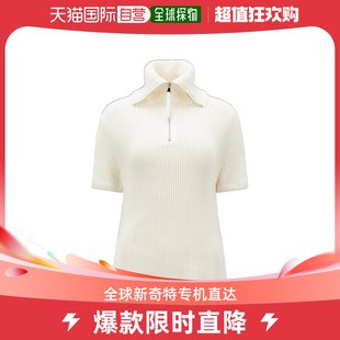 Moncler 潮奢 女士Polo领针织衫 99新未使用 盟可睐