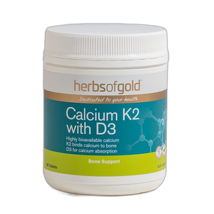 澳大利亚直邮Herbs Of Gold和丽康K2+D3海藻钙片强健骨骼180粒