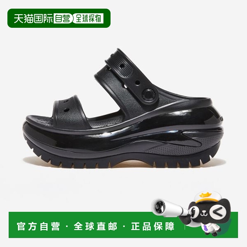 韩国直邮crocs Crocs Classic Mega Crush 凉鞋 - 黑色 3563678