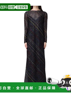 1h可退 香港直邮Missoni 长袖连衣裙 DS25WG3TBK01EP长裙