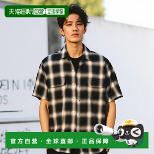 日本直邮orSlow：渐变色格纹短袖衬衫：01-8081-161[REA]