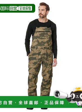 【美国直邮】Volcom Snow Roan围兜工作服 男士运动长裤 黑色 透