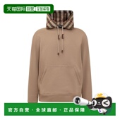 香港直邮潮奢 Samuel Burberry 1h可退 巴宝莉 男士 连帽运动衫