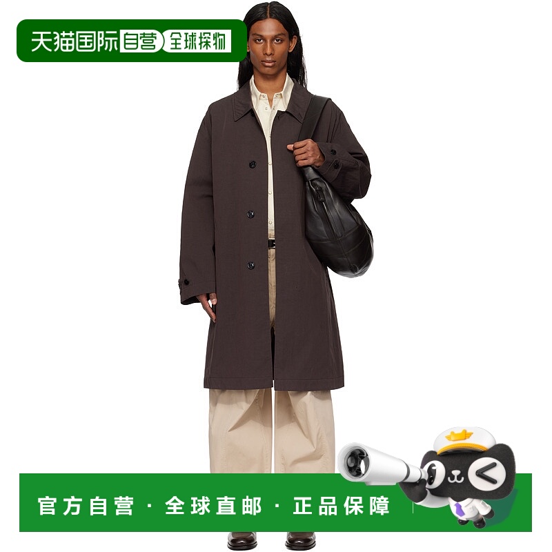 香港直邮Lemaire 男士 棕色大衣 CO1105LF1228 brown棕色 舒适时