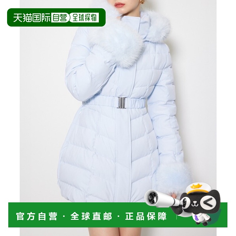 1h可退 日本直邮rienda 女装 A字型羽绒短款大衣 秋冬保暖外套