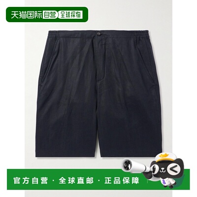 香港直邮1h可退 Loro Piana 诺悠翩雅 男士 纽扣短裤 FAP4184休闲
