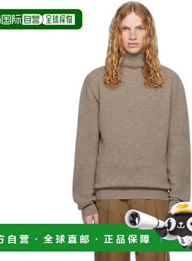 1h可退 香港直邮潮奢 The Row 男士 灰褐色 Daniel 毛衣 52F377