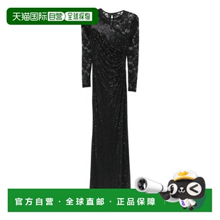 1h可退 香港直邮Self-Portrait 女士 透视蕾丝不对称连衣裙 100XA