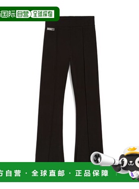 韩国直邮PUMA PUMA 彪马 x 玫瑰薄细针绒喇叭连裤袜 - 黑色 63515